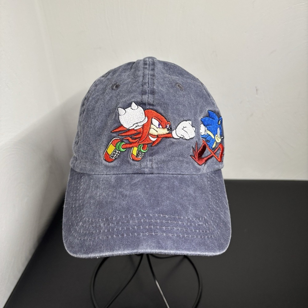 Sonic the Hedgehog Knuckles Baseball Cap Hat Snapback Youth Adjustable Boys